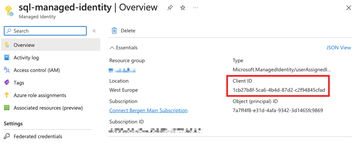 Note the Client ID down